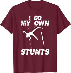 Unique Skiing Art Women Kids Skier Mountain Skiing T-Shirt - T-Shirt | Maroon