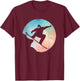Funny Snowboarding Art Women Snowboard Snowboarder T-Shirt - T-Shirt | Maroon