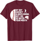 My Boy Doesn't Always Swing But I Do So Watch Baseball Mouth T-Shirt - T-Shirt | Maroon