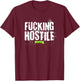 Pantera Officiel F-ing Hostile Haut de Gamme T-Shirt - T-Shirt | Maroon