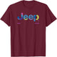 Jeep Twelve 4 Twelve Rewind Officially Licensed T-Shirt - T-Shirt | Maroon