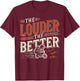 Pocket Bike Louder Better Funny Mini-Motorcycle Rider T-Shirt - T-Shirt | Maroon