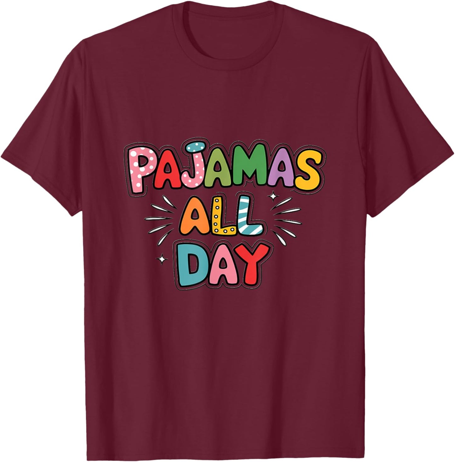 This Is My Pajama PJ Top Teen Boys Girls Bedtime Kids T-Shirt - T-Shirt | Maroon