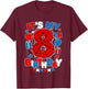 Kids It's My 8th Birthday Spider Theme Party 8 Year Old Boys Kids T-Shirt - T-Shirt | Maroon