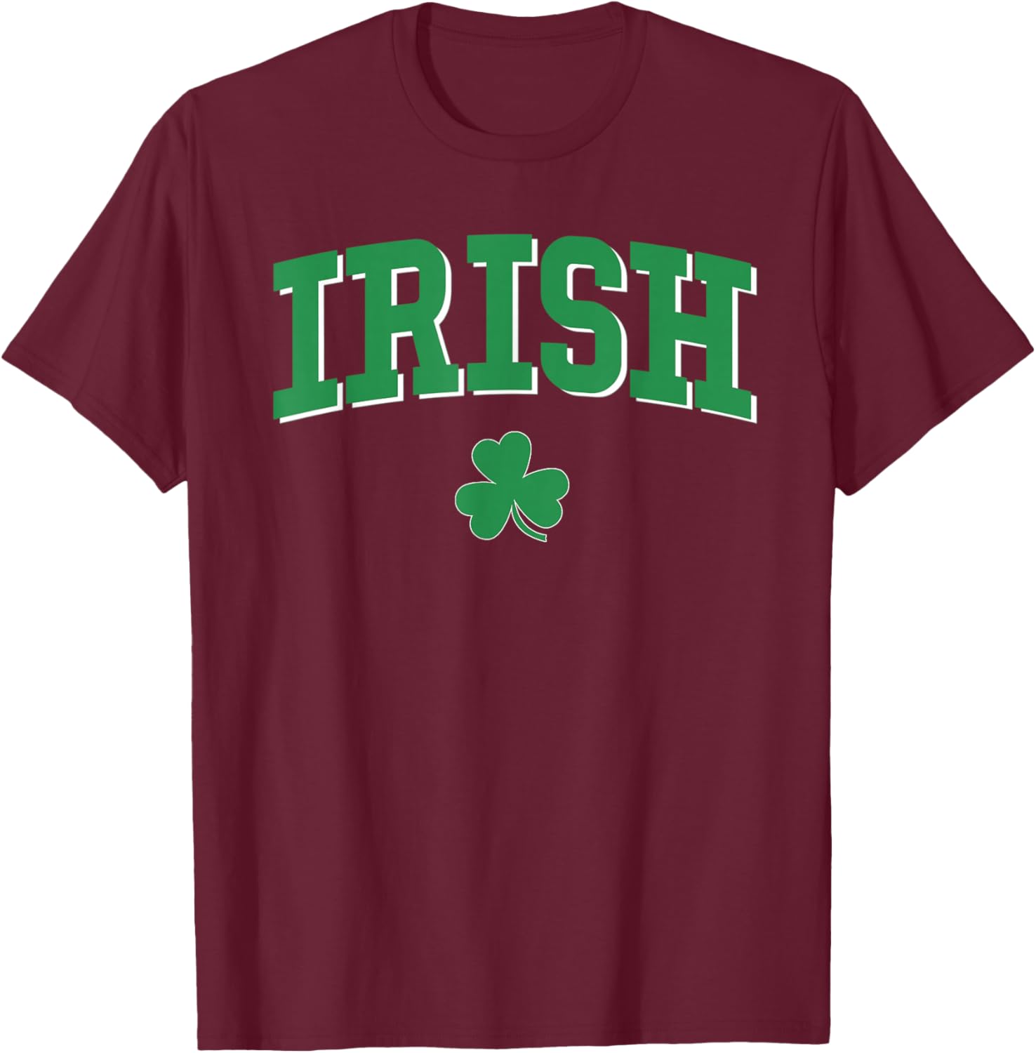 Irish Inspired Irish Pride Saint Patrick's day T-Shirt - T-Shirt | Maroon