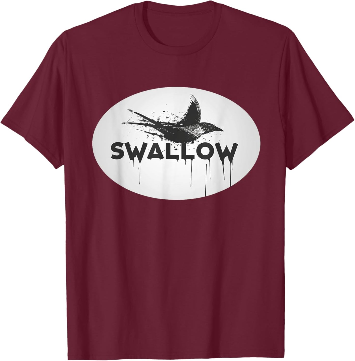 Awesome Swallow Bird for Animals and Birds Lovers T-Shirt - T-Shirt | Maroon