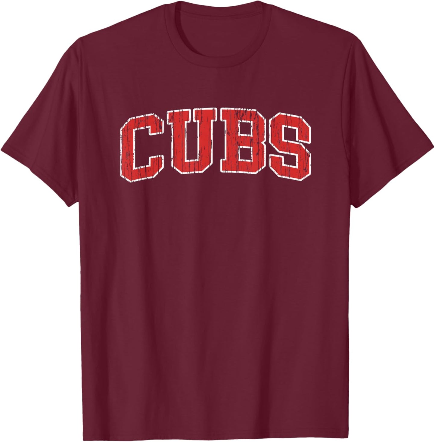 Chicago Vintage Baseball Gifts Women Boys Girls Kids T-Shirt - T-Shirt | Maroon