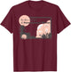 Retro City Moon The Rise Fall Of Sanctuary Space T-Shirt - T-Shirt | Maroon