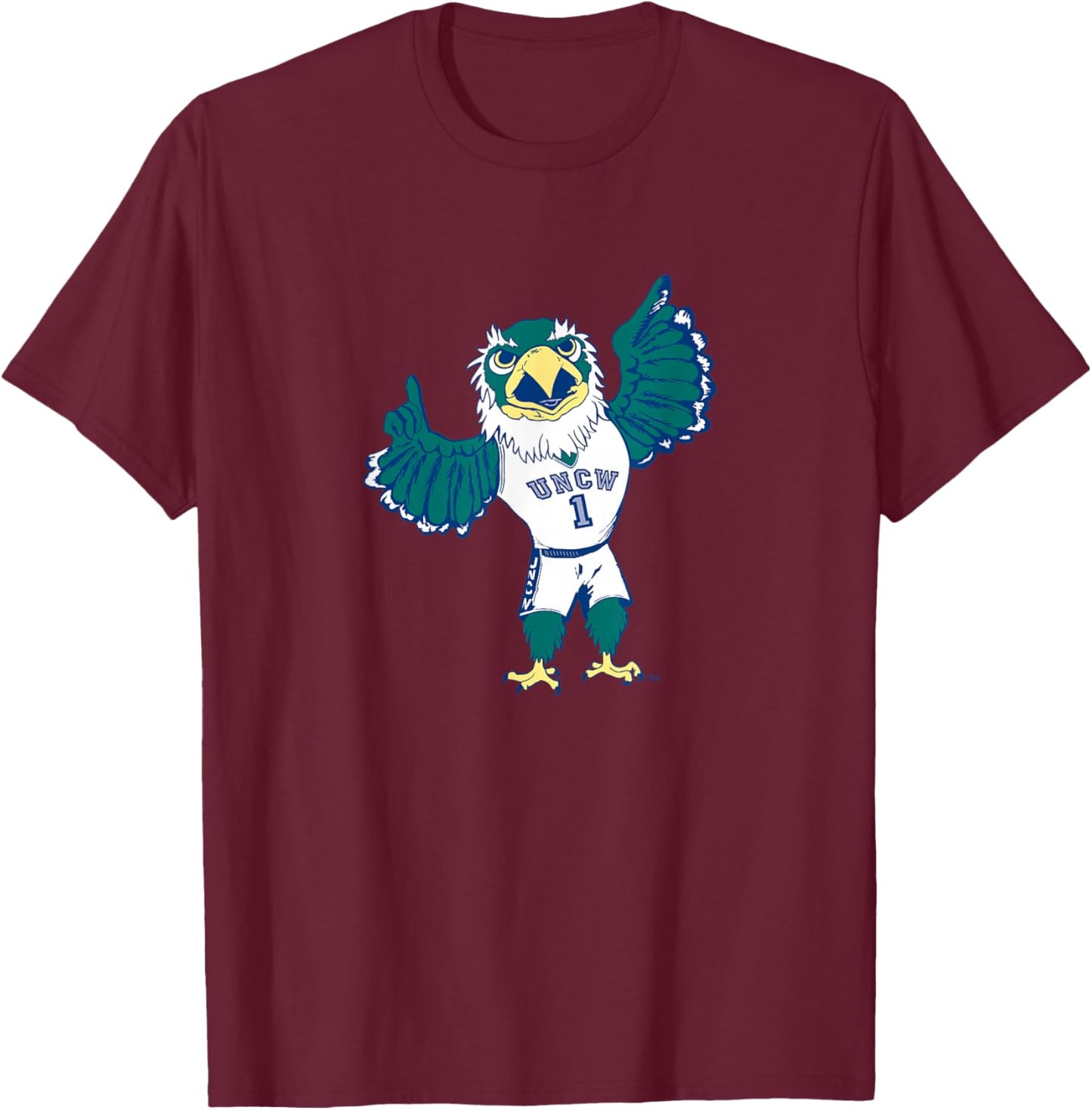 UNCW Seahawks Apparel Sports Fan T-Shirt - T-Shirt | Maroon