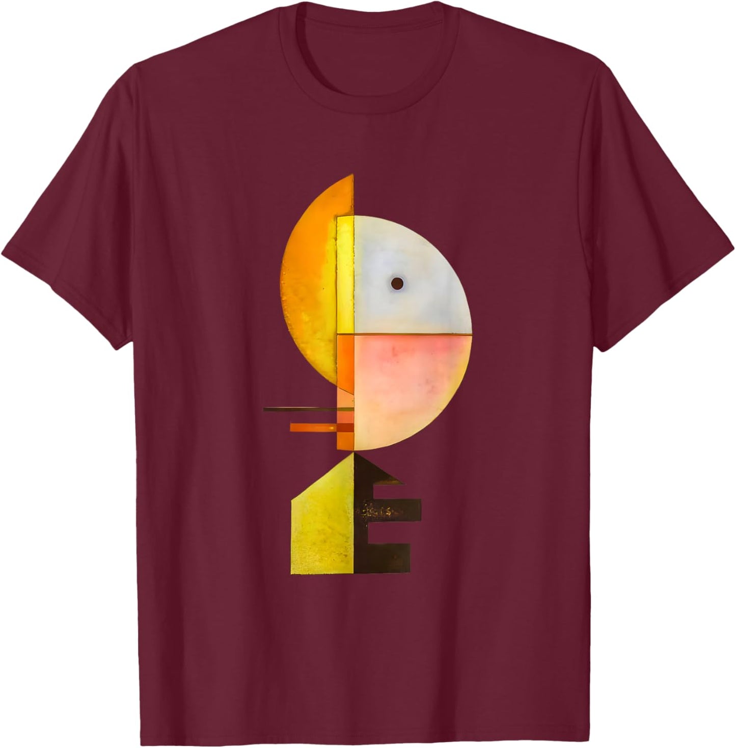 Upward by Wassily Kandinsky (1929) T-Shirt - T-Shirt | Maroon