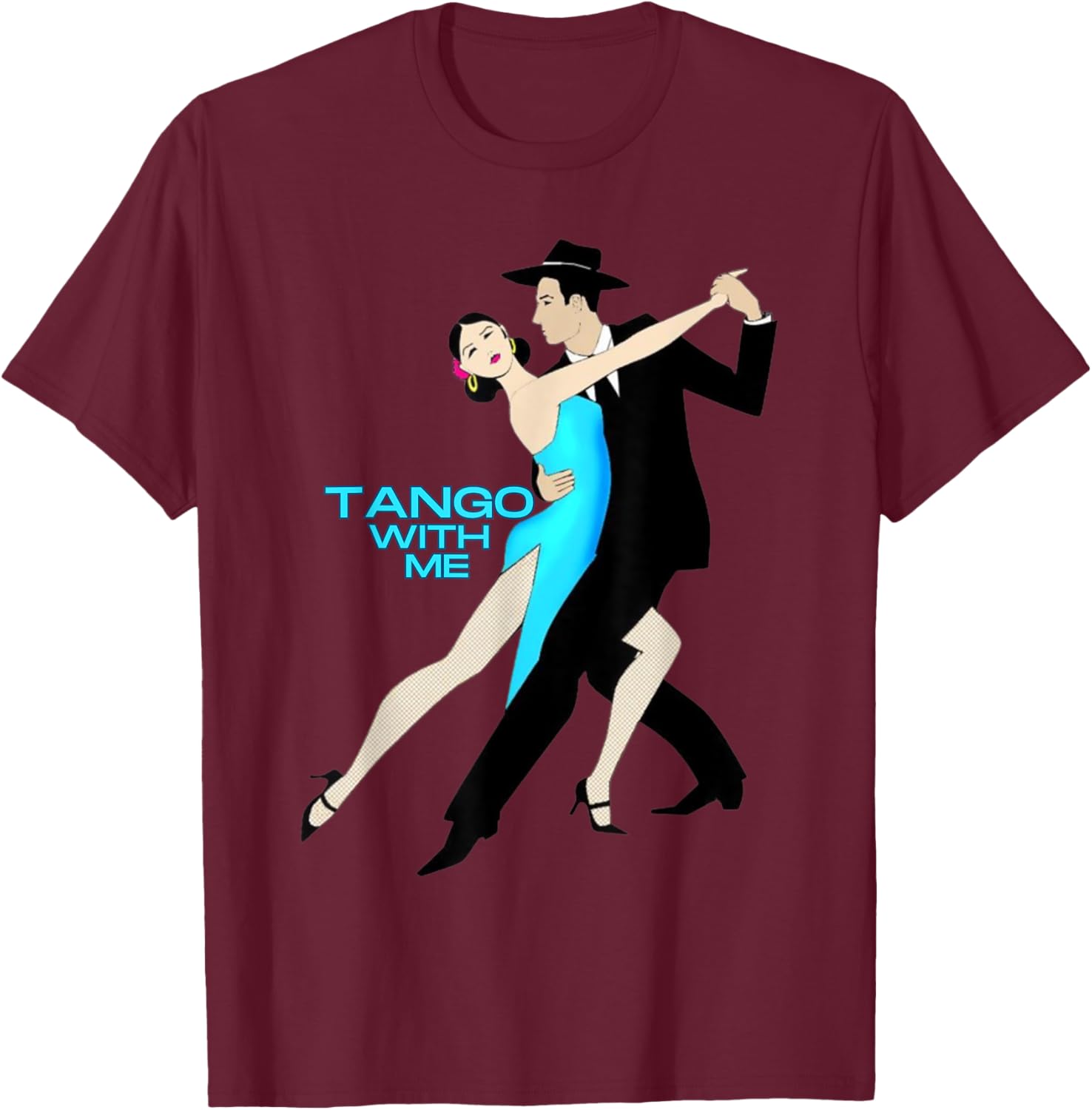 TANGO. It Takes Two To Tango. T-Shirt - T-Shirt | Maroon