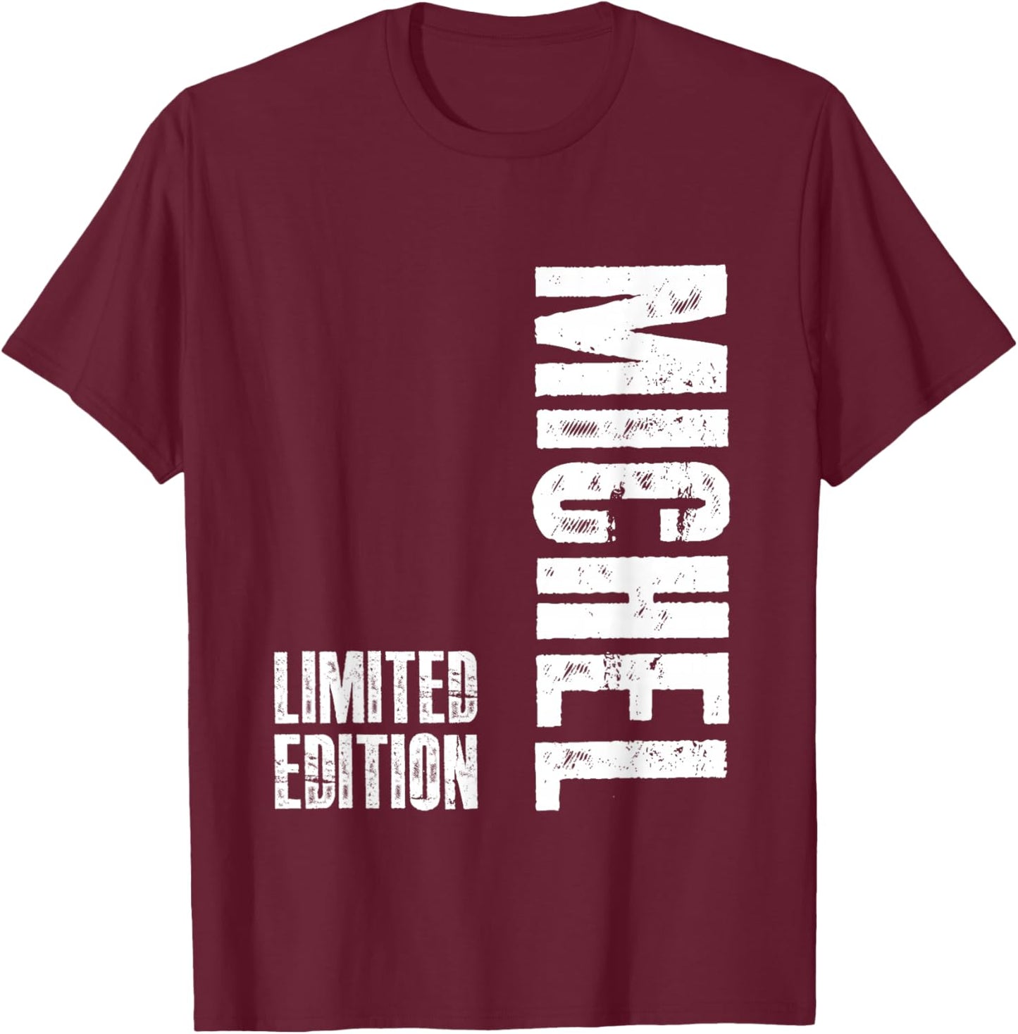 Michel Funny Gift First Name Michel T-Shirt - T-Shirt | Maroon