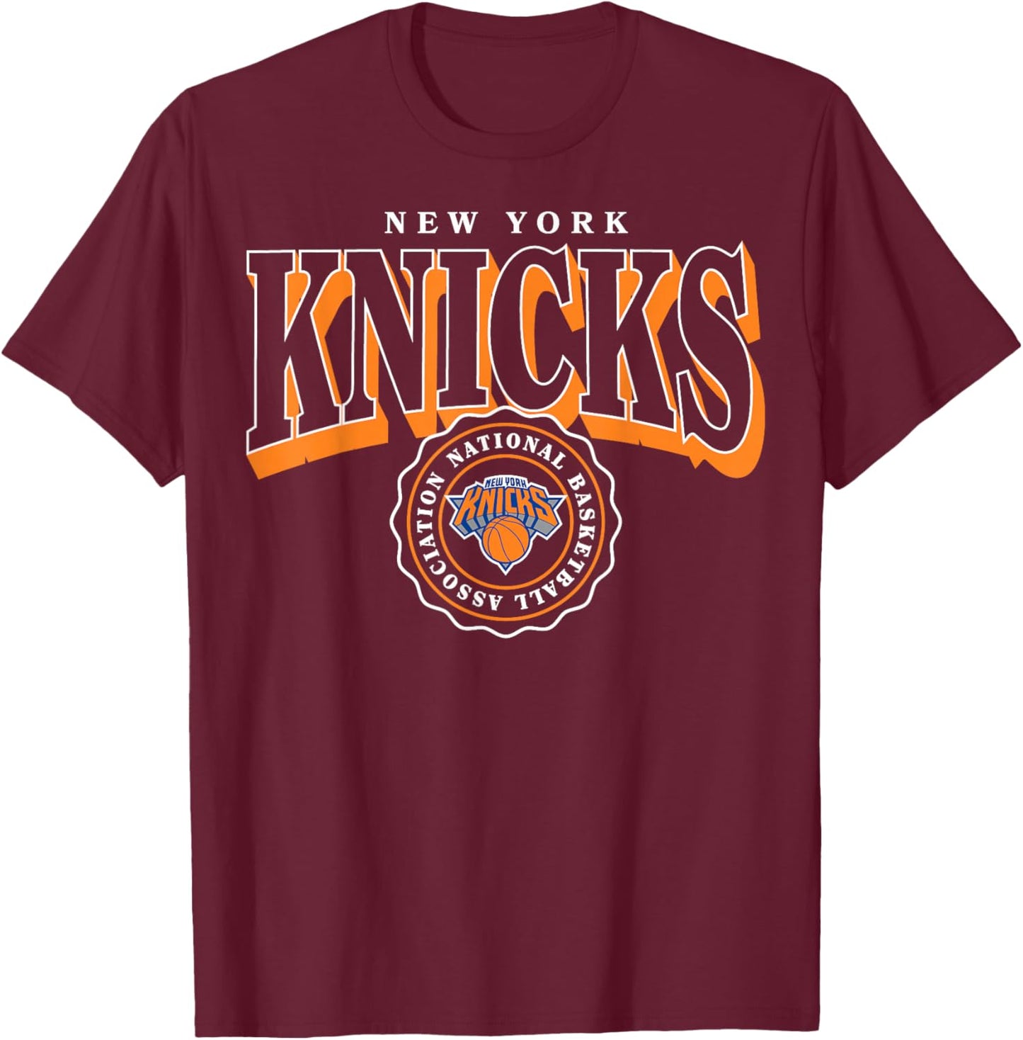 NBA - New York Knicks Blason T-Shirt - T-Shirt | Maroon