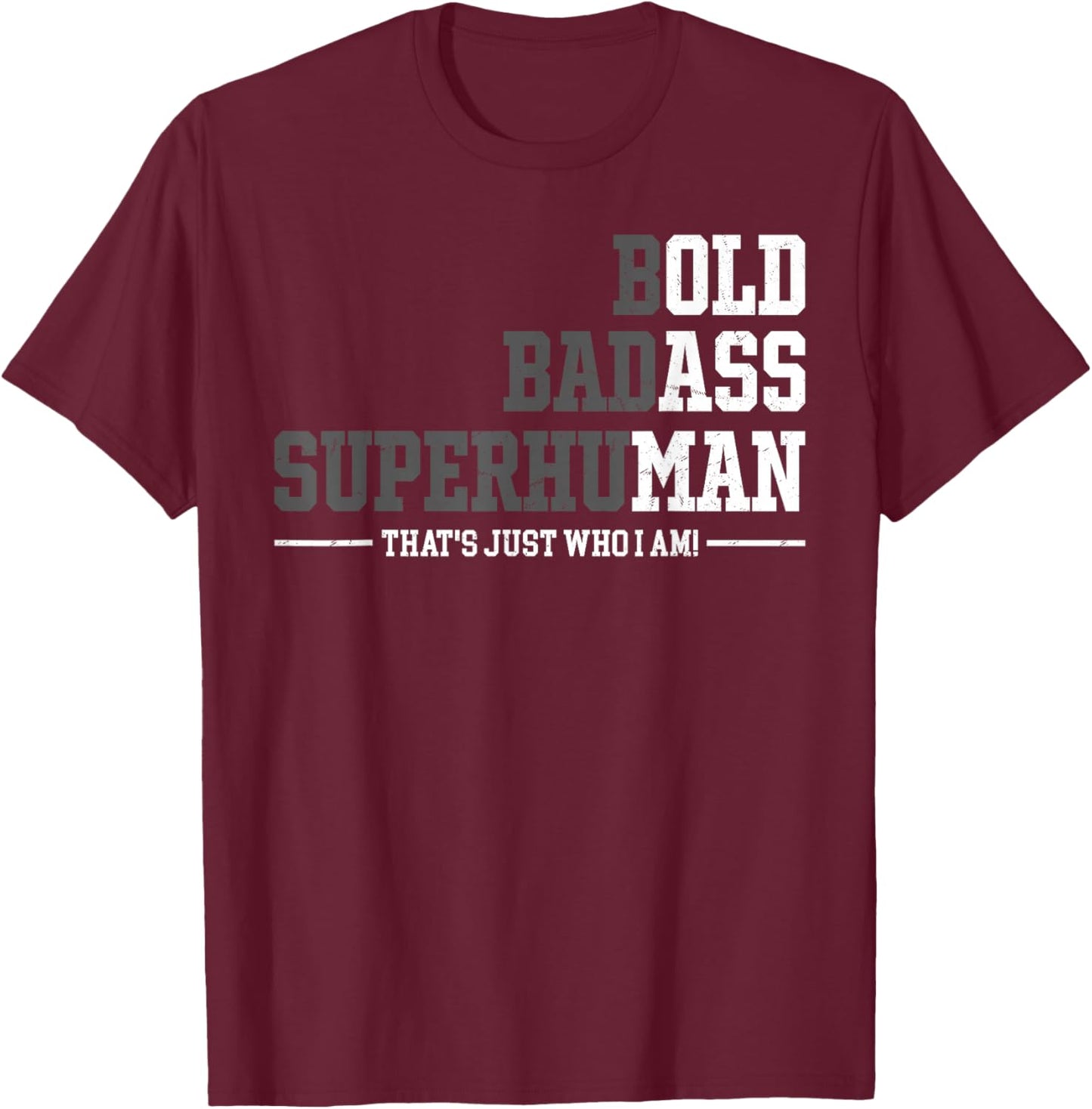 Funny Old Man Saying Gag Humor Fathers Day Birthday Dad Men T-Shirt - T-Shirt | Maroon