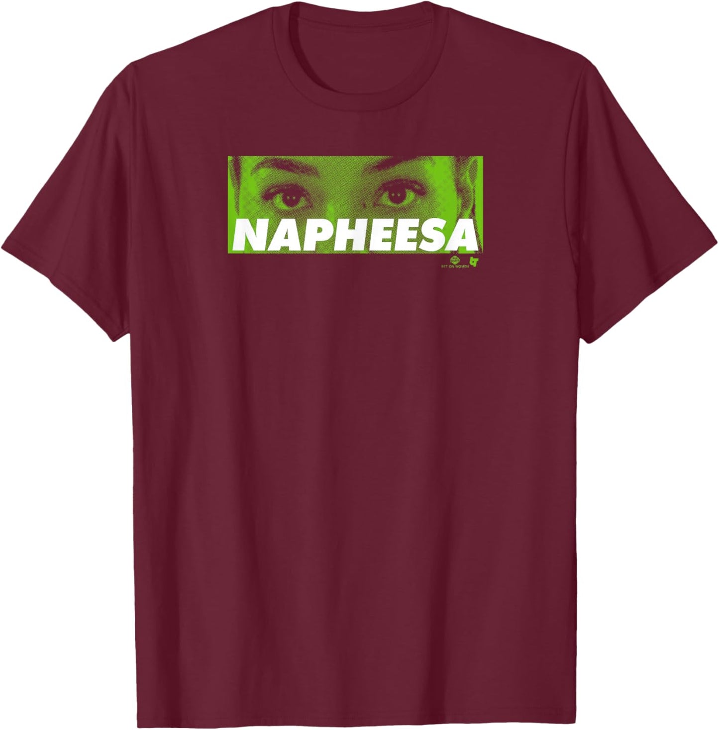 Napheesa Collier - Napheesa Eyes - Minnesota Basketball T-Shirt - T-Shirt | Maroon