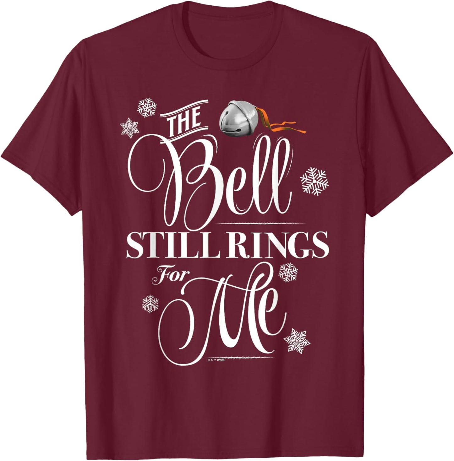 The Polar Express The Bell Still Rings T-Shirt - T-Shirt | Maroon