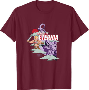 Les Maîtres de l'univers La Bataille pour Eternia Haut de Gamme T-Shirt - T-Shirt | Maroon