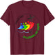 Catholic Jubilee 2025 Stained Glass Pilgrims Of Hope T-Shirt - T-Shirt | Maroon
