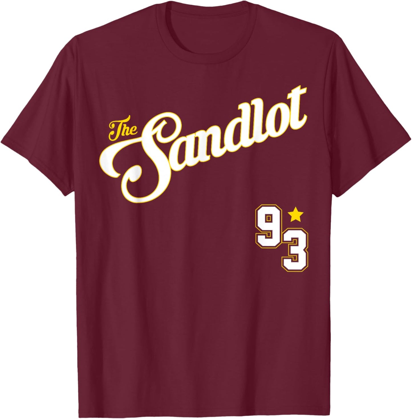 The Sandlot 93 Jersey T-Shirt - T-Shirt | Maroon