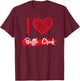 I Love Battle Creek I Heart Battle Creek T-Shirt - T-Shirt | Maroon