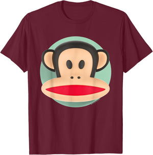 Paul Frank Julius Der AFFE, der grüne Kreis T-Shirt - T-Shirt | Maroon