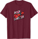 Rock Lobster Raglan Baseball T-Shirt - T-Shirt | Maroon