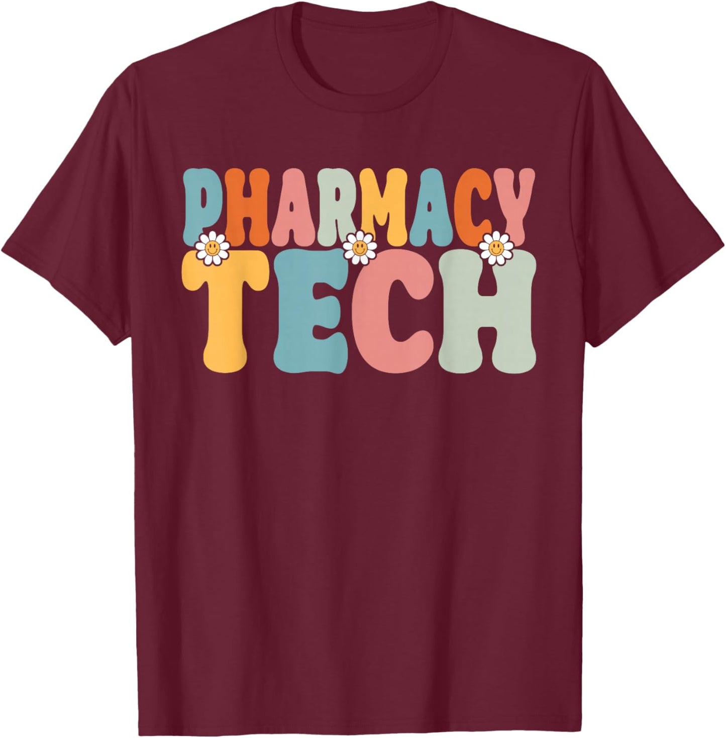 Pharmacy Tech Back To School Pharmacy Technician T-Shirt - T-Shirt | Maroon