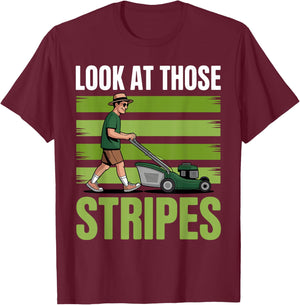 Funny Lawn Mower Art Women Lawn Mowing Landscaper T-Shirt - T-Shirt | Maroon