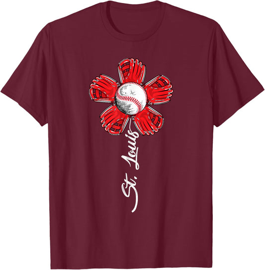 Vintage Flower Matching Outfit For Those Born In This City T-Shirt - T-Shirt | Maroon