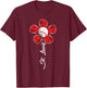 Vintage Flower Matching Outfit For Those Born In This City T-Shirt - T-Shirt | Maroon