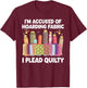 Funny Quilting Art Women Sewer Quilt Sewing Quilter T-Shirt - T-Shirt | Maroon