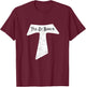 Retro Tau Cross T-Shirt - T-Shirt | Maroon