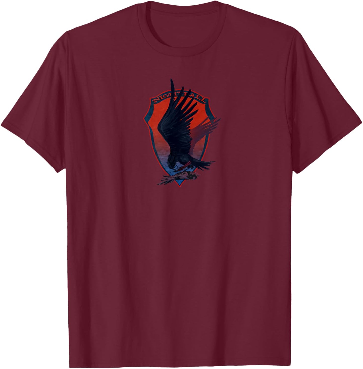 ARMORED CORE VI FIRES OF RUBICON Raven T-Shirt - T-Shirt | Maroon