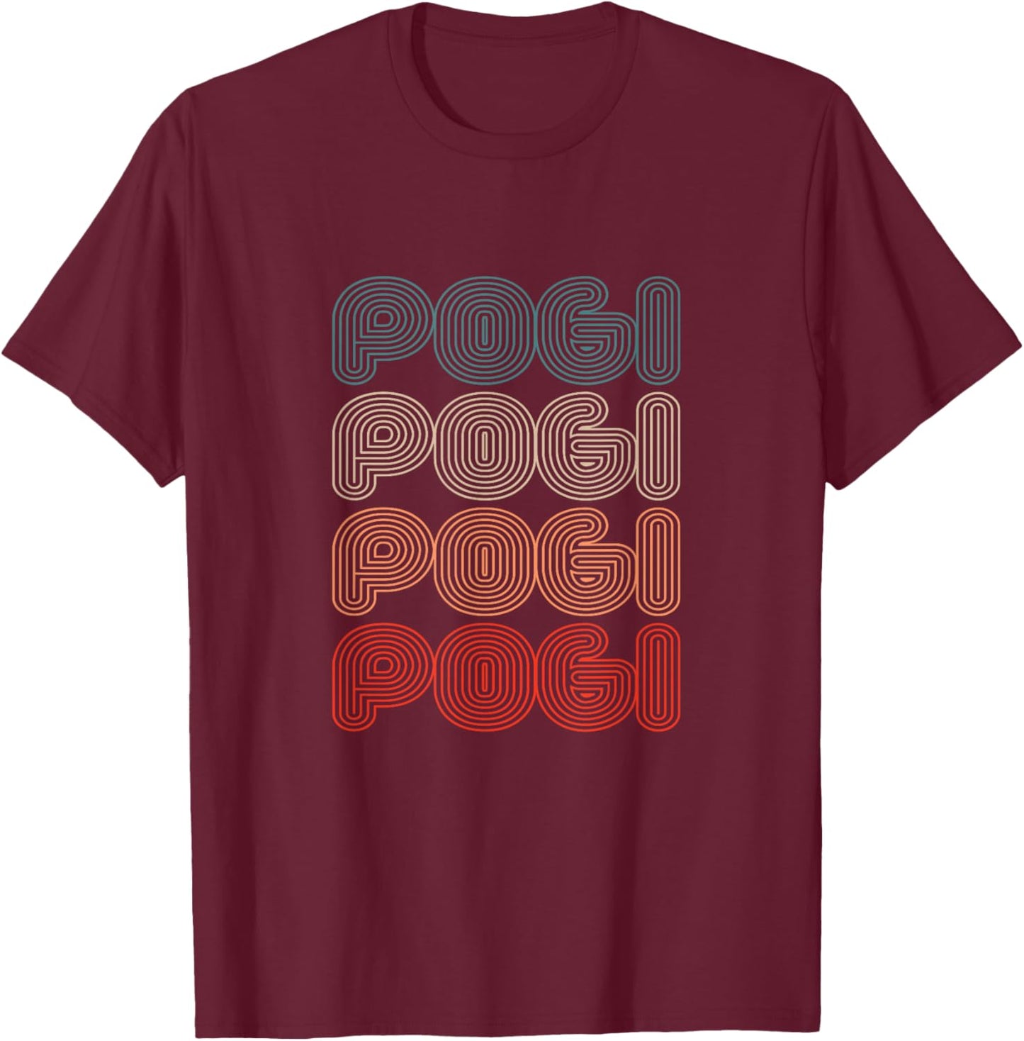 Pogi Funny Filipino Philippines Pinoy Pogi T-Shirt - T-Shirt | Maroon