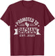 Promoted To Bachan Est. 2025 Japanese Grandma T-Shirt - T-Shirt | Maroon