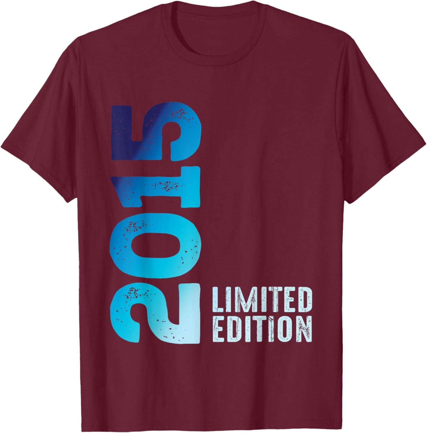 Awesome Year 2015 Vintage Since 2015 Limited Edition 2015 T-Shirt - T-Shirt | Maroon
