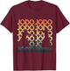 Retro jodo Repetitive Vintage Fighter T-Shirt - T-Shirt | Maroon