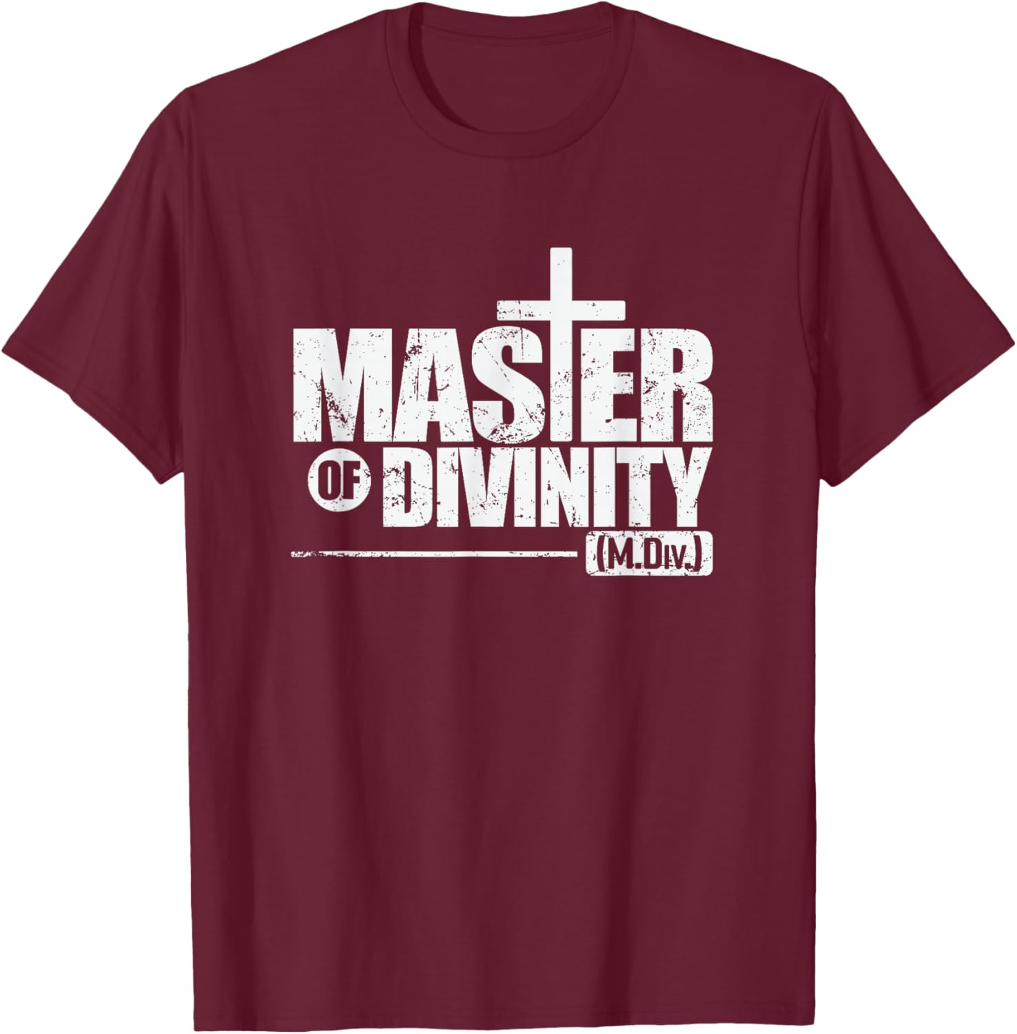 Master of Divinity Pastoral Care T-Shirt - T-Shirt | Maroon