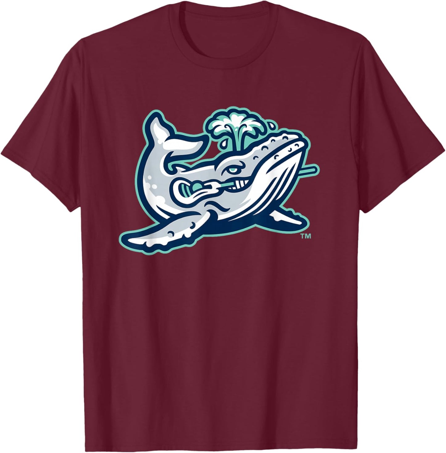 NLL UnBOXed New Jersey Humpbacks Lacrosse Logo T-Shirt - T-Shirt | Maroon