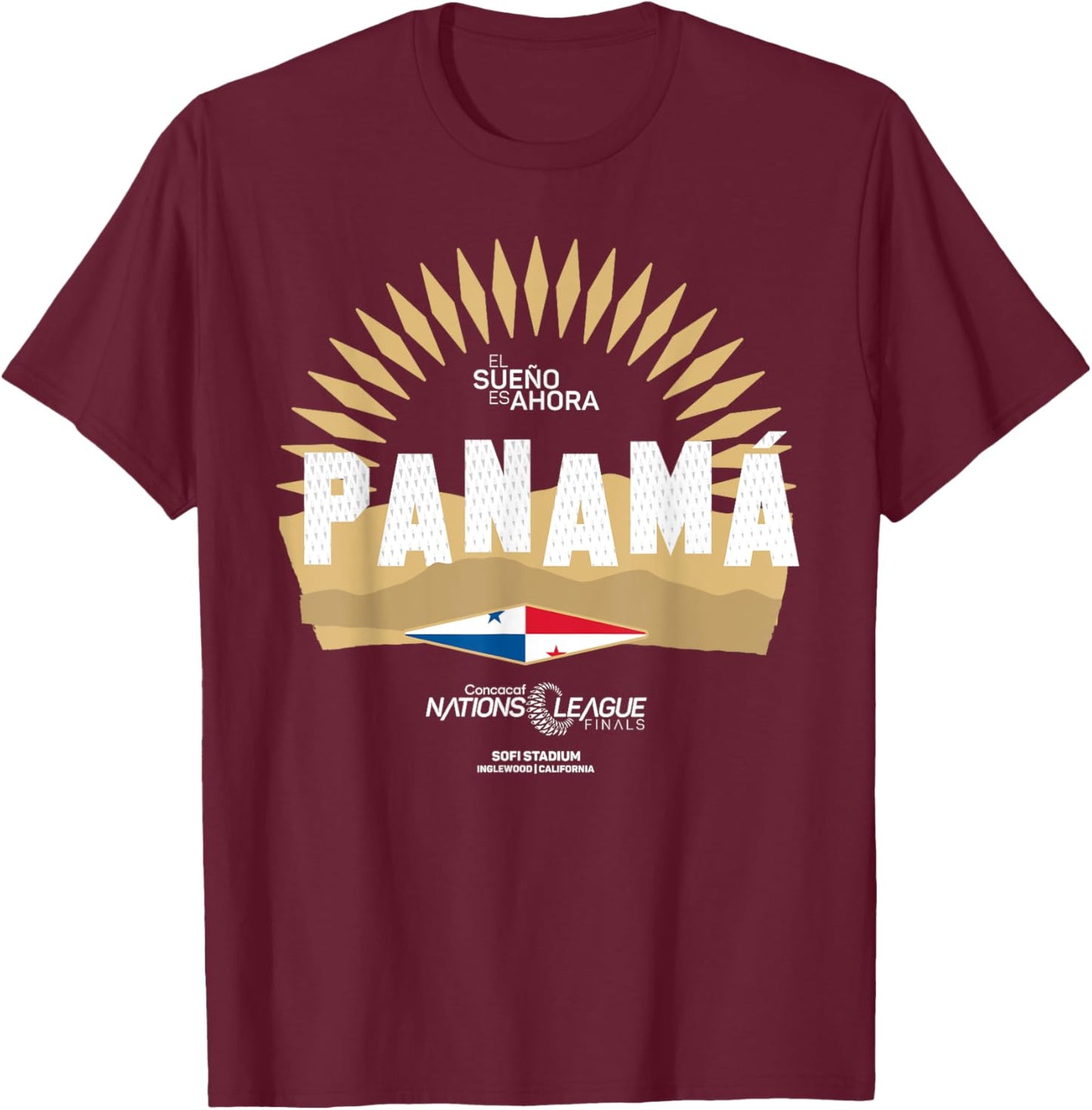 Panama Concacaf Nations League Finals T-Shirt - T-Shirt | Maroon