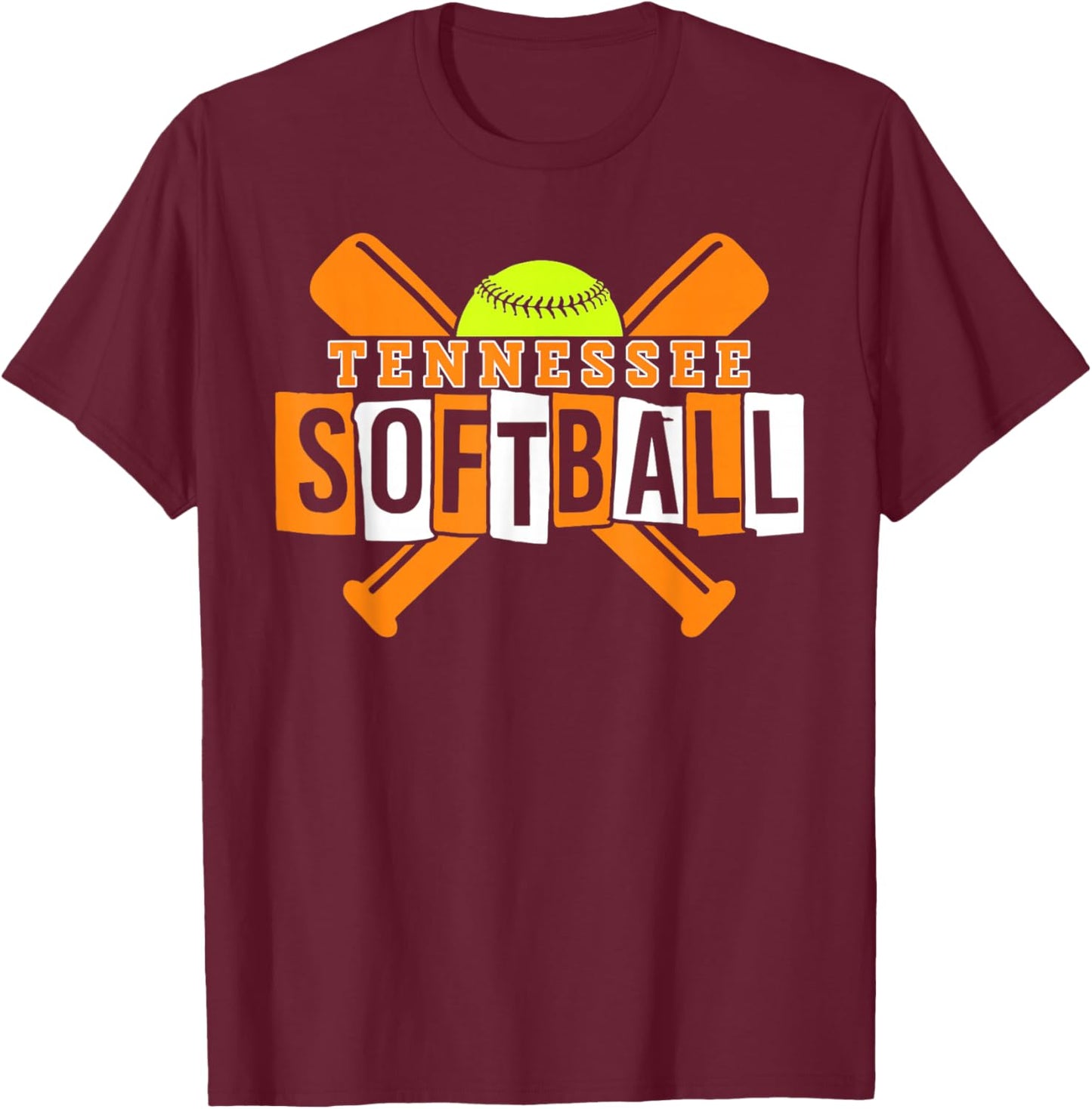 Tennessee Softball T-Shirt - T-Shirt | Maroon
