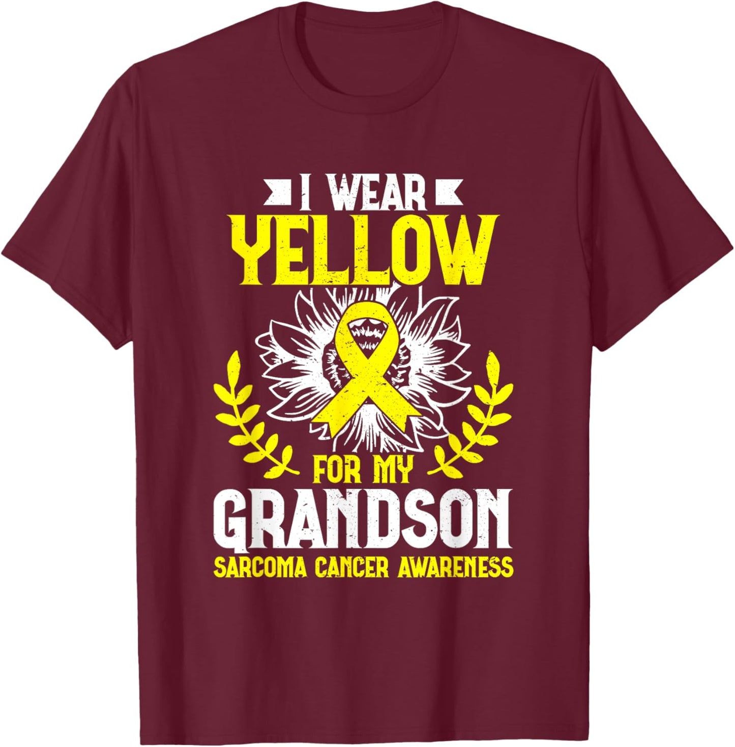 Cancer Squad Family Ewings Sarcoma Awareness July Matching T-Shirt - T-Shirt | Maroon