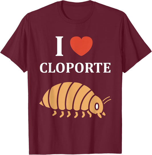 Humour Woodlice Insect Cute i Love Woodlice T-Shirt - T-Shirt | Maroon