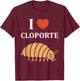 Humour Woodlice Insect Cute i Love Woodlice T-Shirt - T-Shirt | Maroon