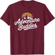 Adventure Buddies Mountain Hiker Hiking Funny Couple Outdoor T-Shirt - T-Shirt | Maroon