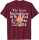 Patrick Star My Mind is an Enigma Funny Existential Cartoon T-Shirt - T-Shirt | Maroon