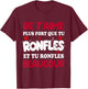 Je t'Aime Plus Fort Que tu snore - Humor Valentine's Day T-Shirt - T-Shirt | Maroon