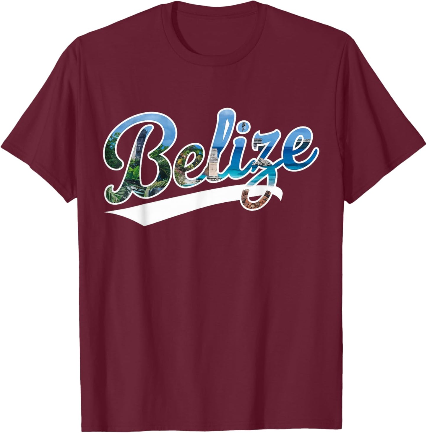 Belize Vacation Travel Outfit Belize T-Shirt - T-Shirt | Maroon