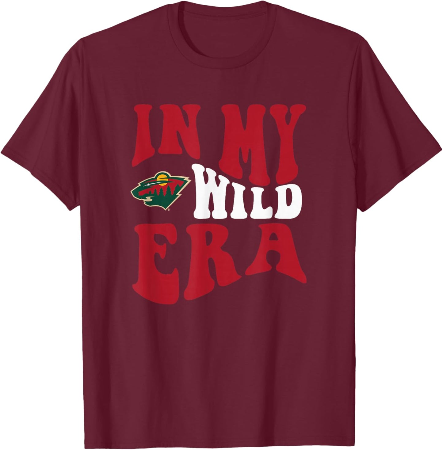 Minnesota Wild Era Officially Licensed T-Shirt - T-Shirt | Maroon