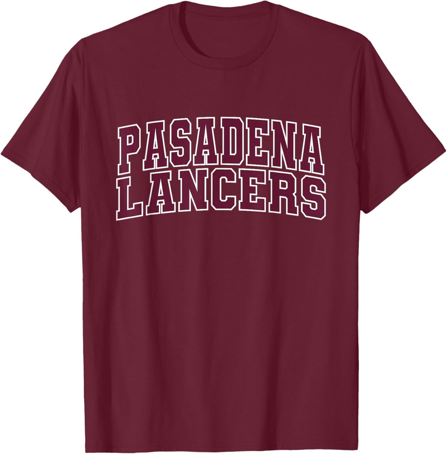 Pasadena City College Lancers Apparel Sports Fan T-Shirt - T-Shirt | Maroon